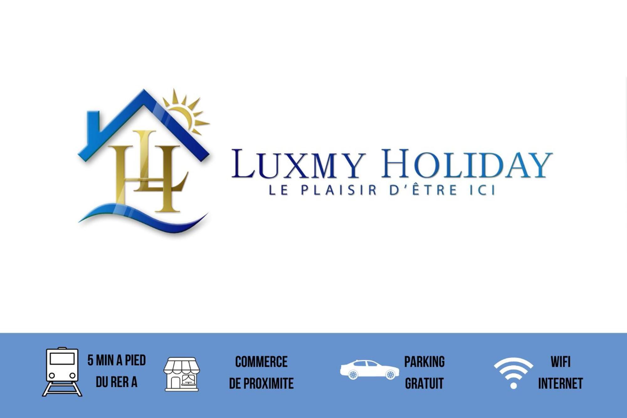 Disney Blue Lagoon - Ideal Sejour Famille Et Professionnel - Parking Inclus - Facile D'Acces - Proche Transport & Parc Disney Bussy-Saint-Georges Eksteriør billede